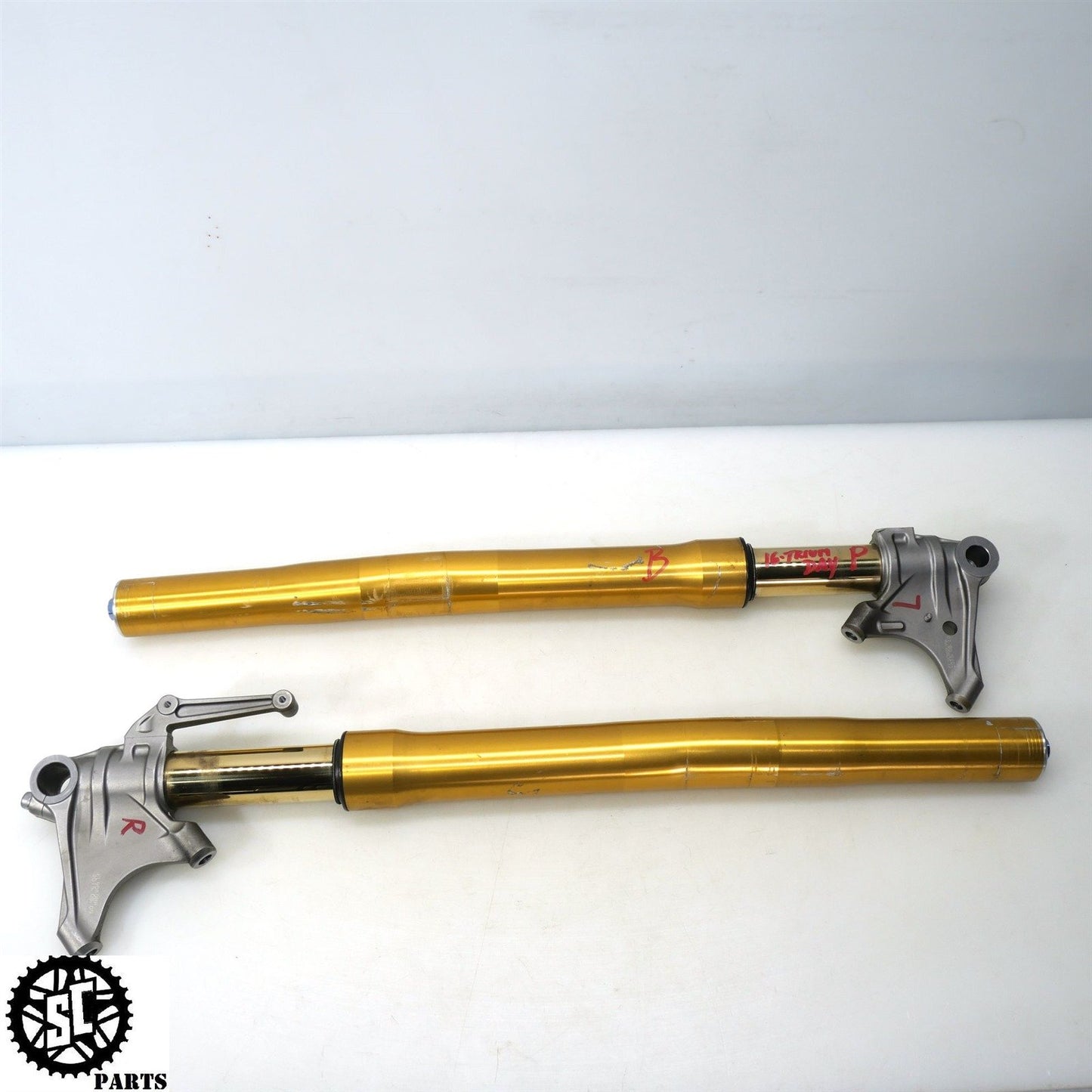 13-17 TRIUMPH DAYTONA 675 R OHLINS FRONT FORKS TUBES SB T31