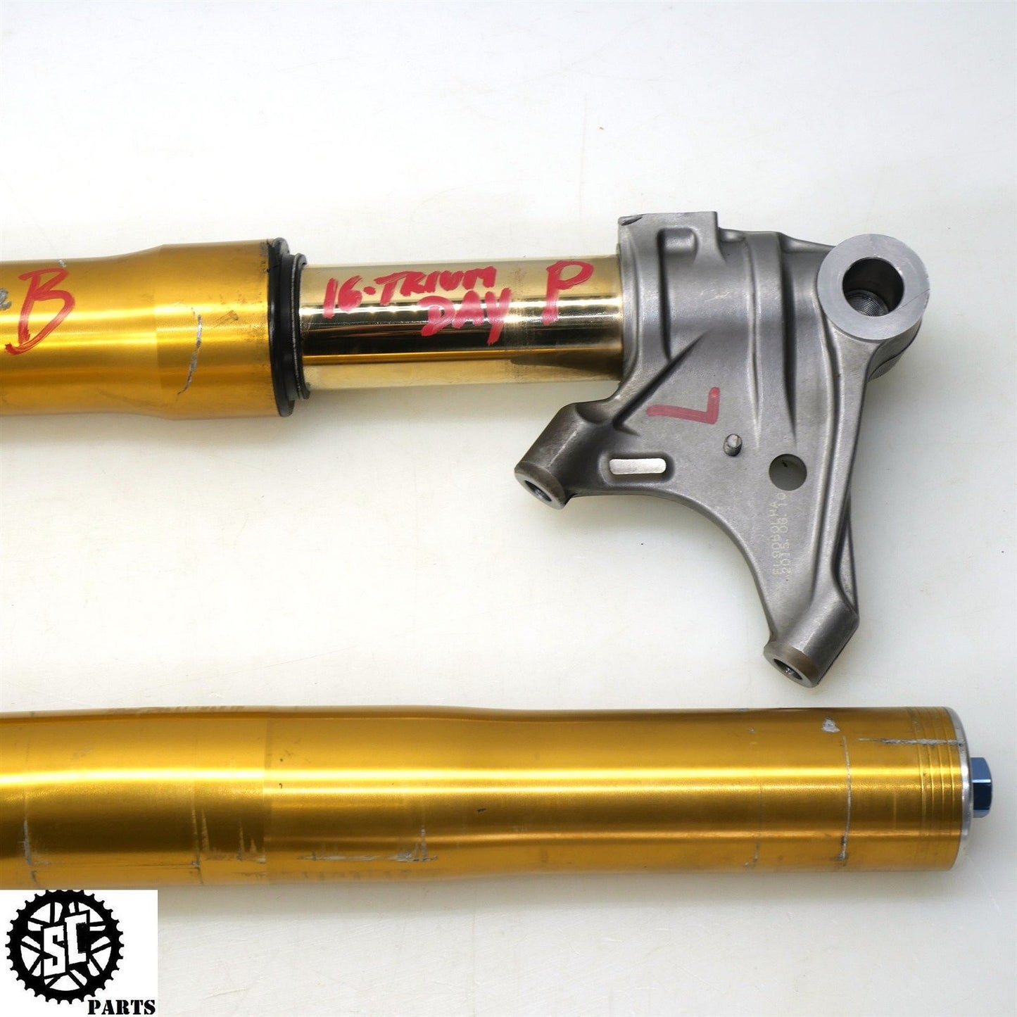 13-17 TRIUMPH DAYTONA 675 R OHLINS FRONT FORKS TUBES SB T31
