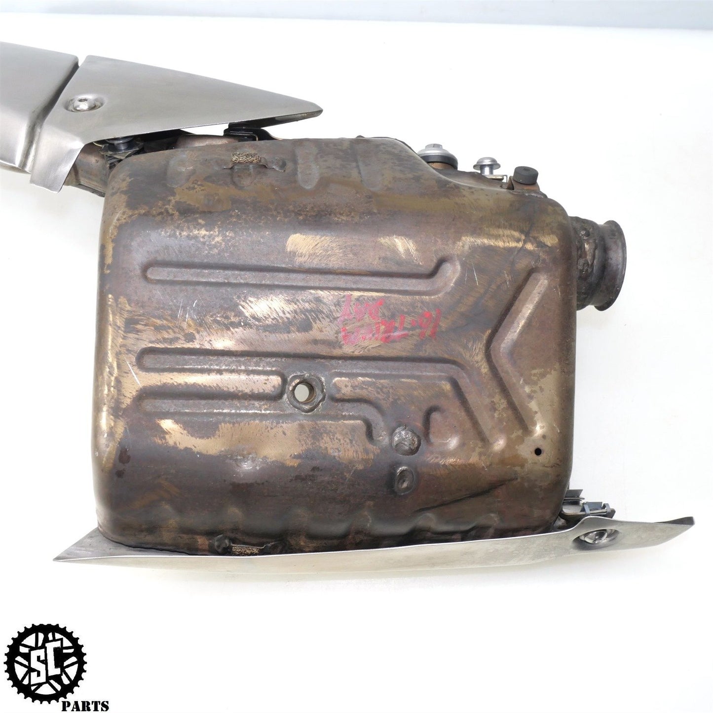 13-17 TRIUMPH DAYTONA 675 R EXHAUST PIPE MUFFLER SLIP ON T31