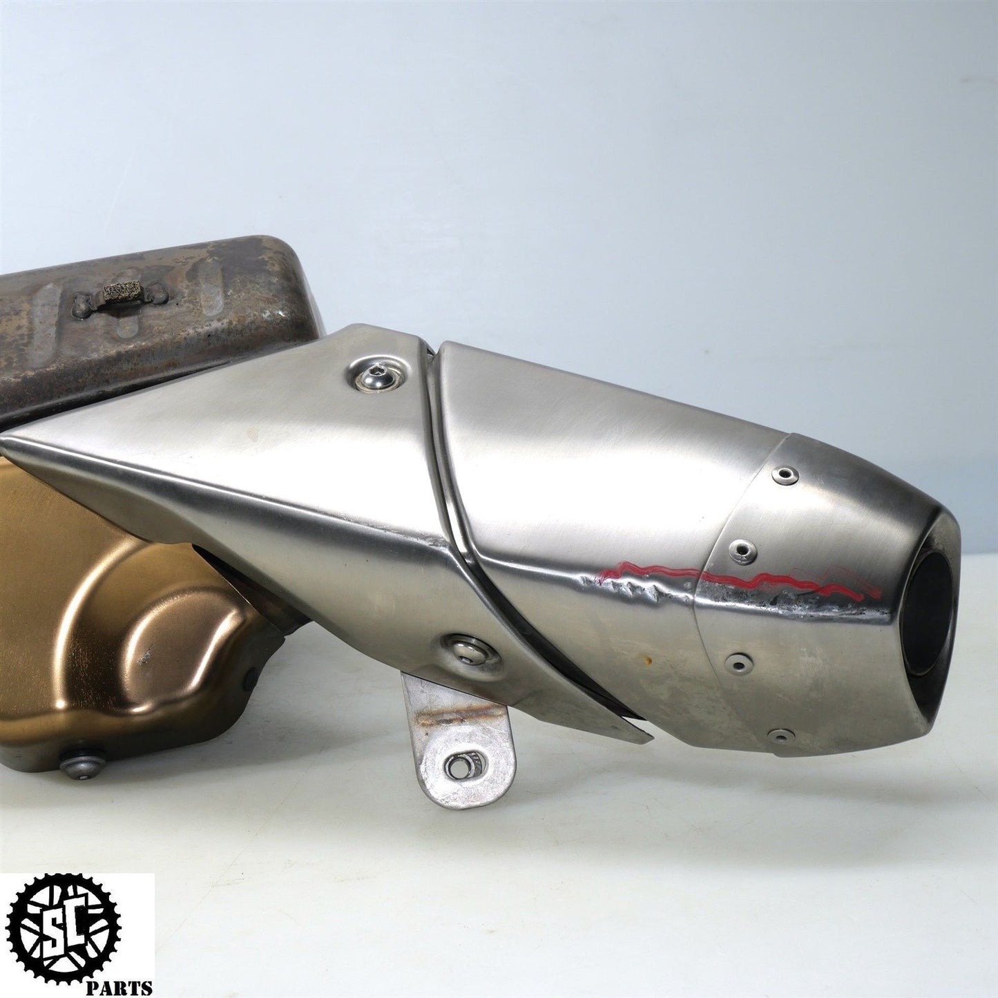 13-17 TRIUMPH DAYTONA 675 R EXHAUST PIPE MUFFLER SLIP ON T31