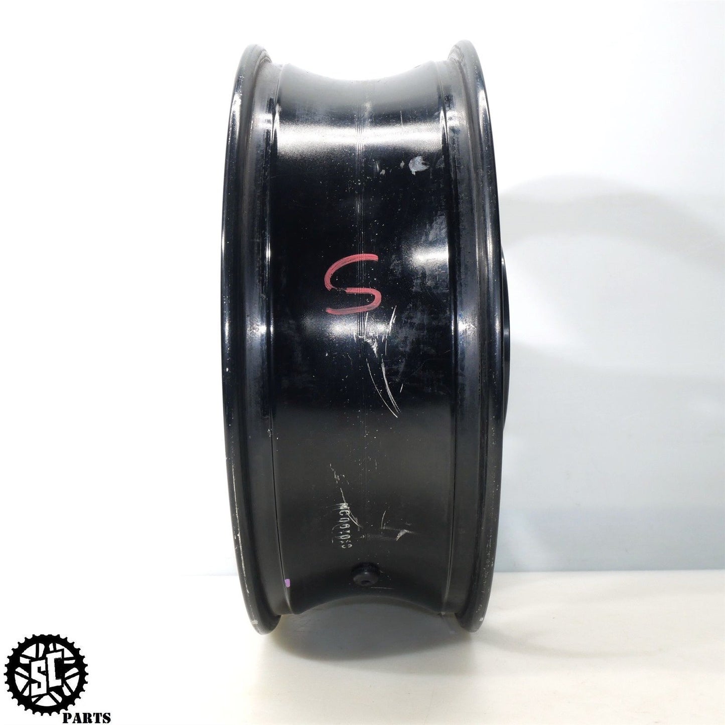 2007 SUZUKI GSXR 600 REAR WHEEL RIM STRAIGHT S71
