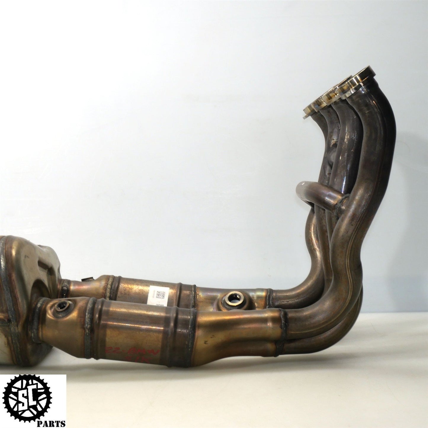 20-23 BMW S1000RR M EXHAUST HEADER MANIFOLD PIPE 77118560131 B32