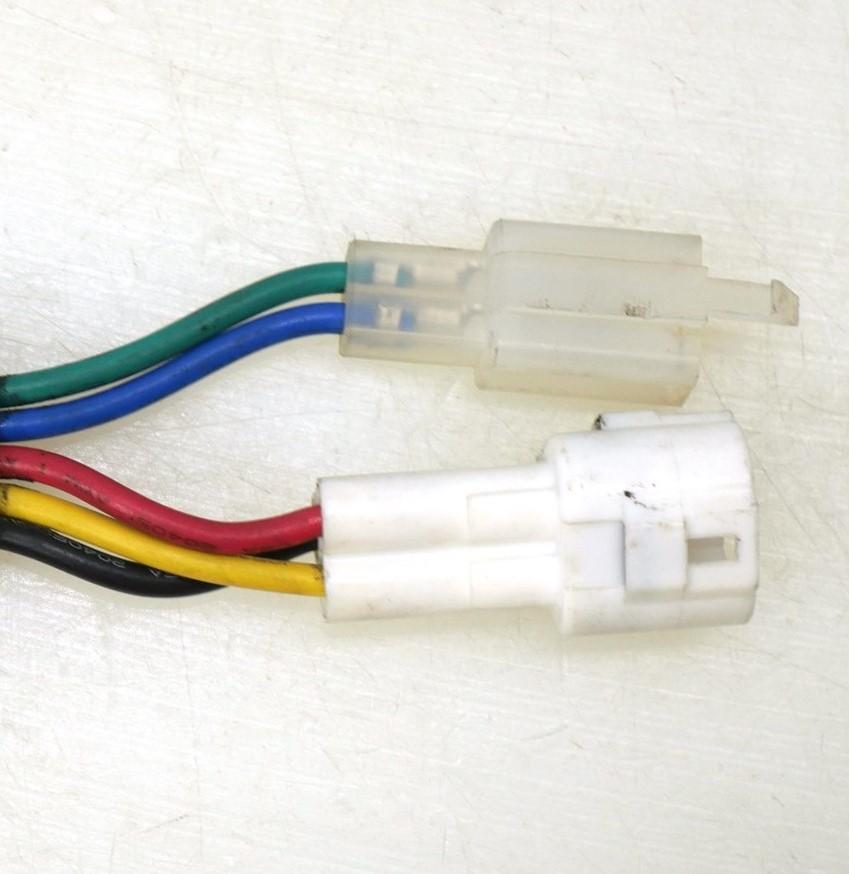 2008 SUZUKI GSXR 1000 EXHAUST SERVO WIRING HARNESS PLUG S50