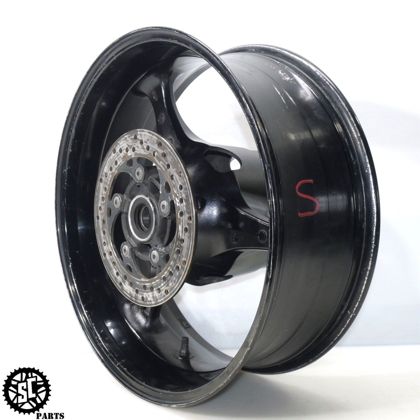 2008 SUZUKI GSXR 1000 REAR WHEEL RIM STRAIGHT S50