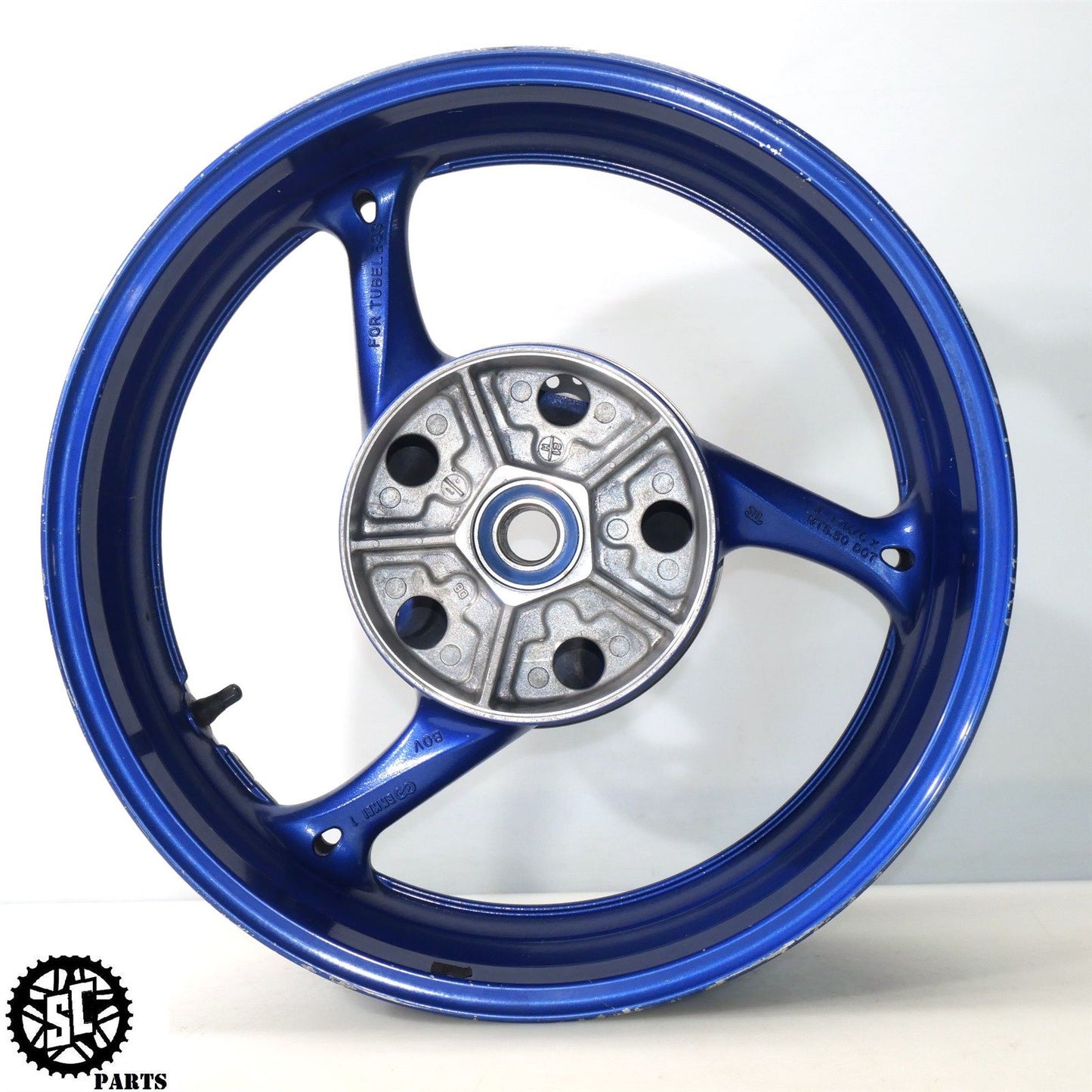2008 SUZUKI GSXR 600 REAR WHEEL RIM BEND S54