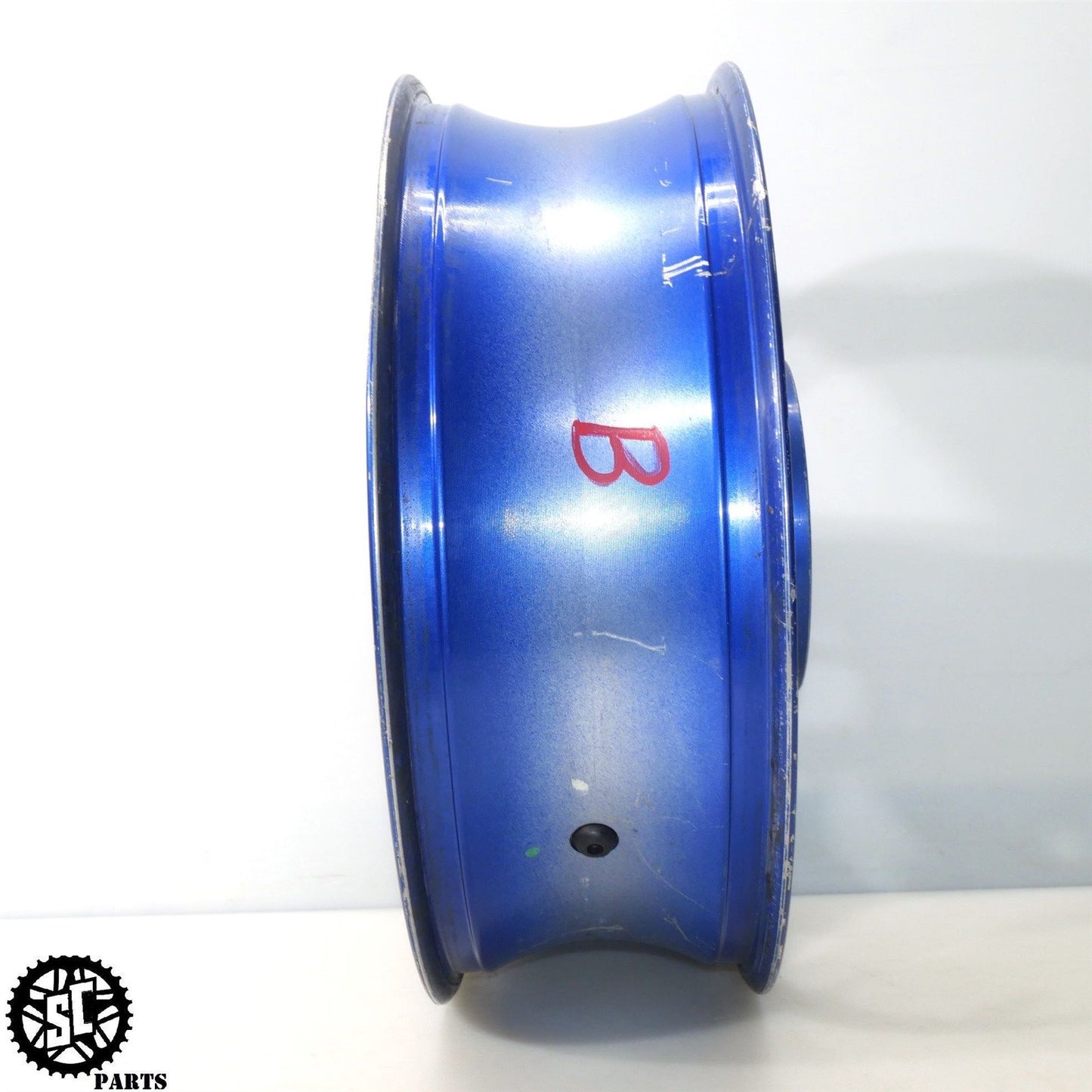 2008 SUZUKI GSXR 600 REAR WHEEL RIM BEND S54