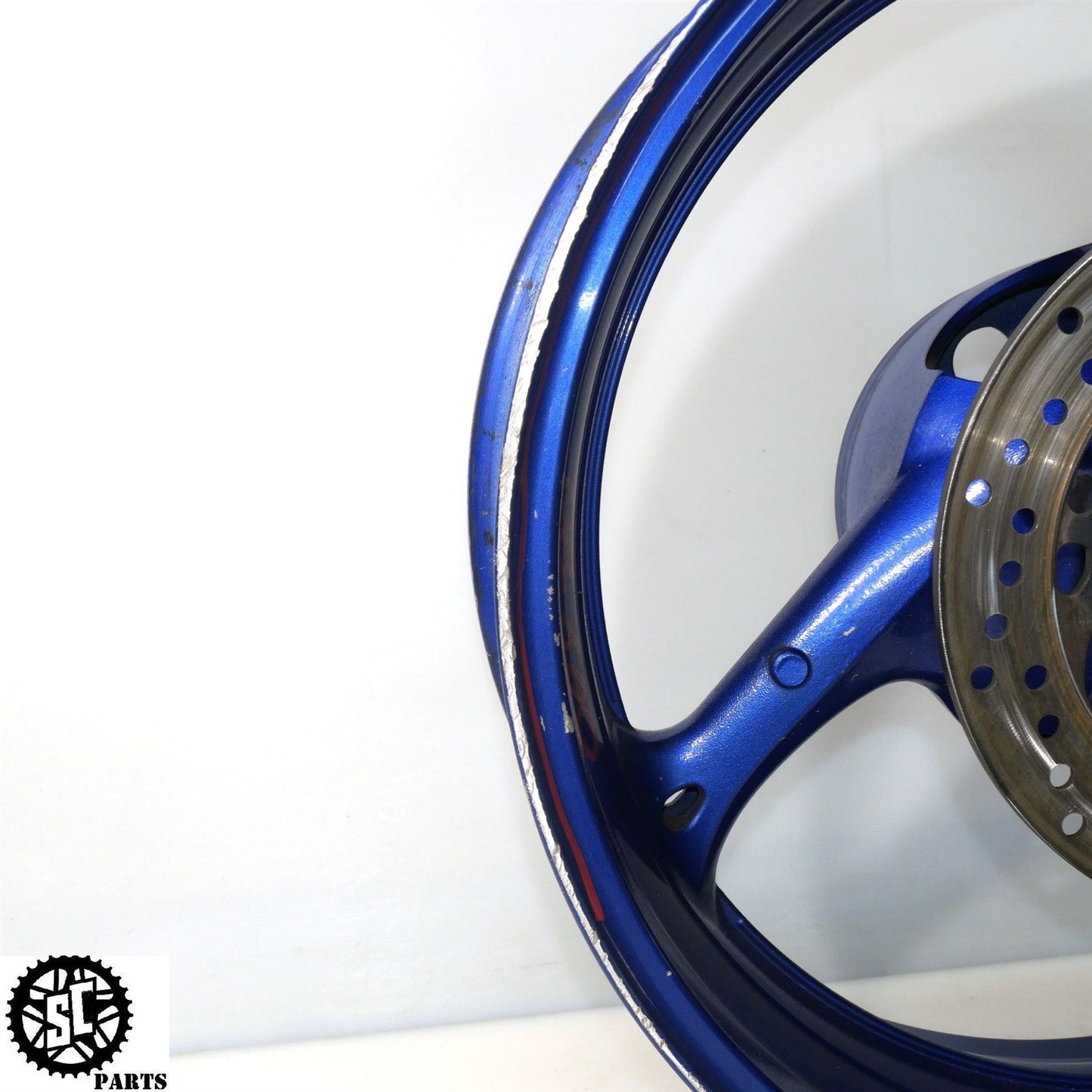2008 SUZUKI GSXR 600 REAR WHEEL RIM BEND S54
