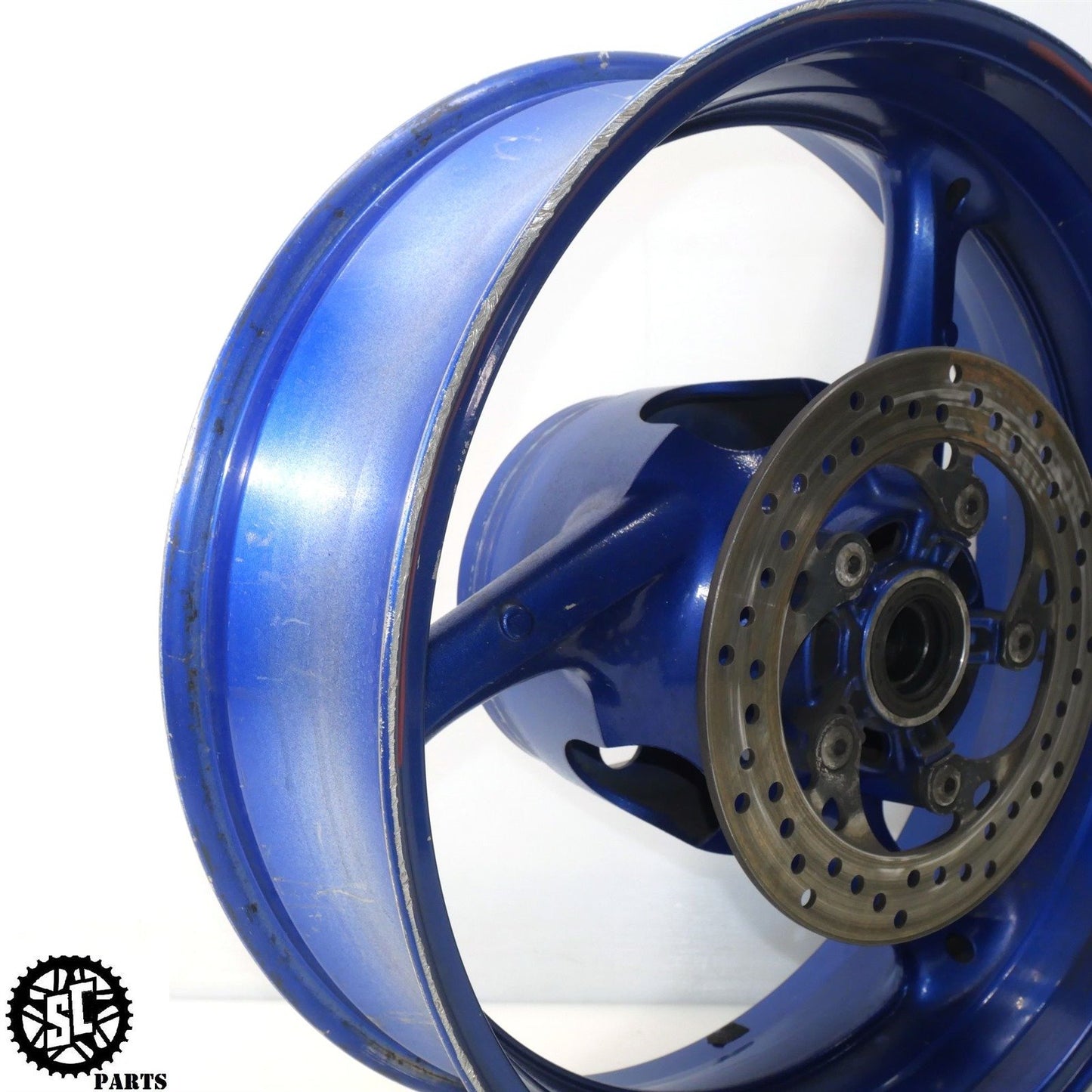 2008 SUZUKI GSXR 600 REAR WHEEL RIM BEND S54