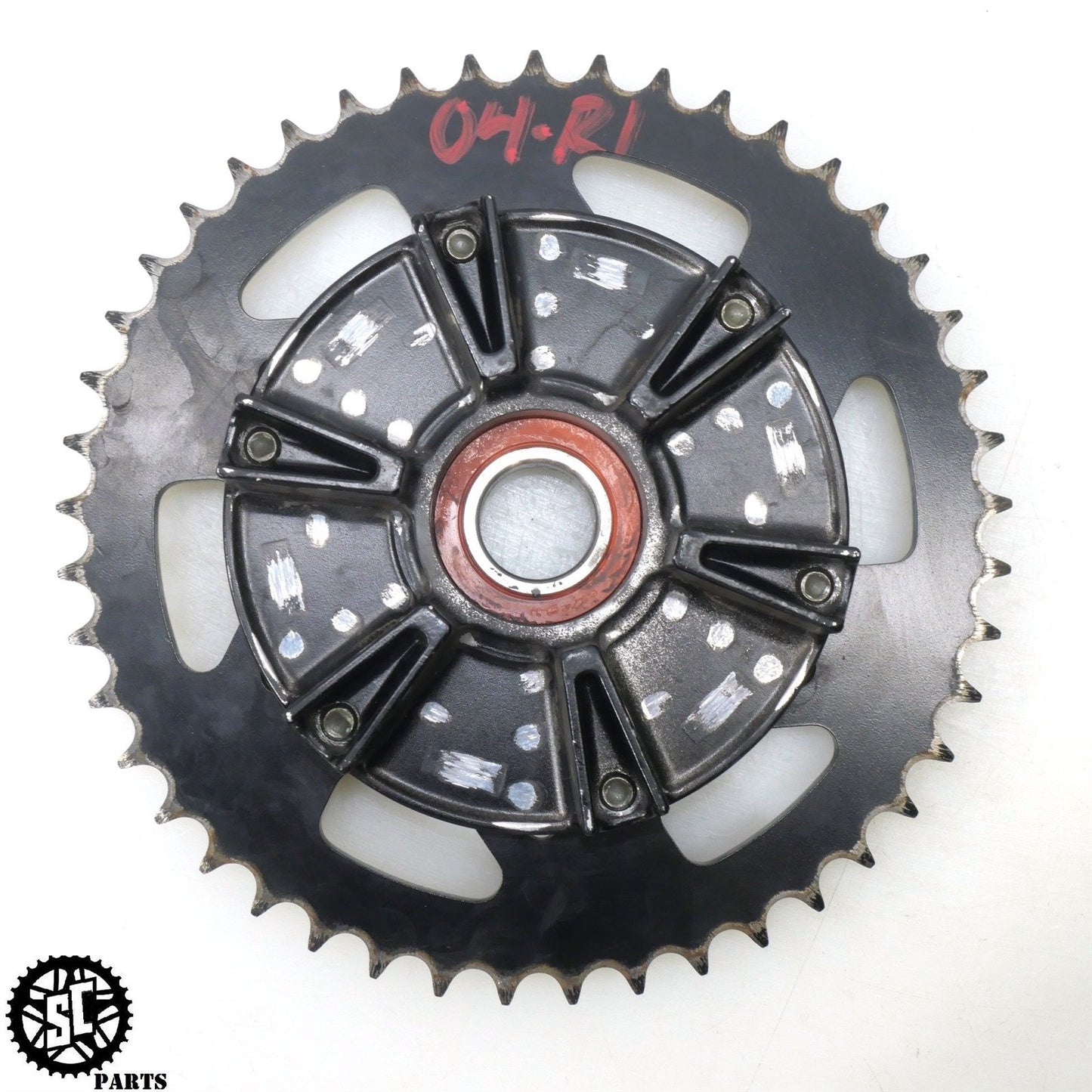 2004 05 06 YAMAHA YZF R1 REAR HUB SPROCKET VORTEX 435S-45 520 45T Y02