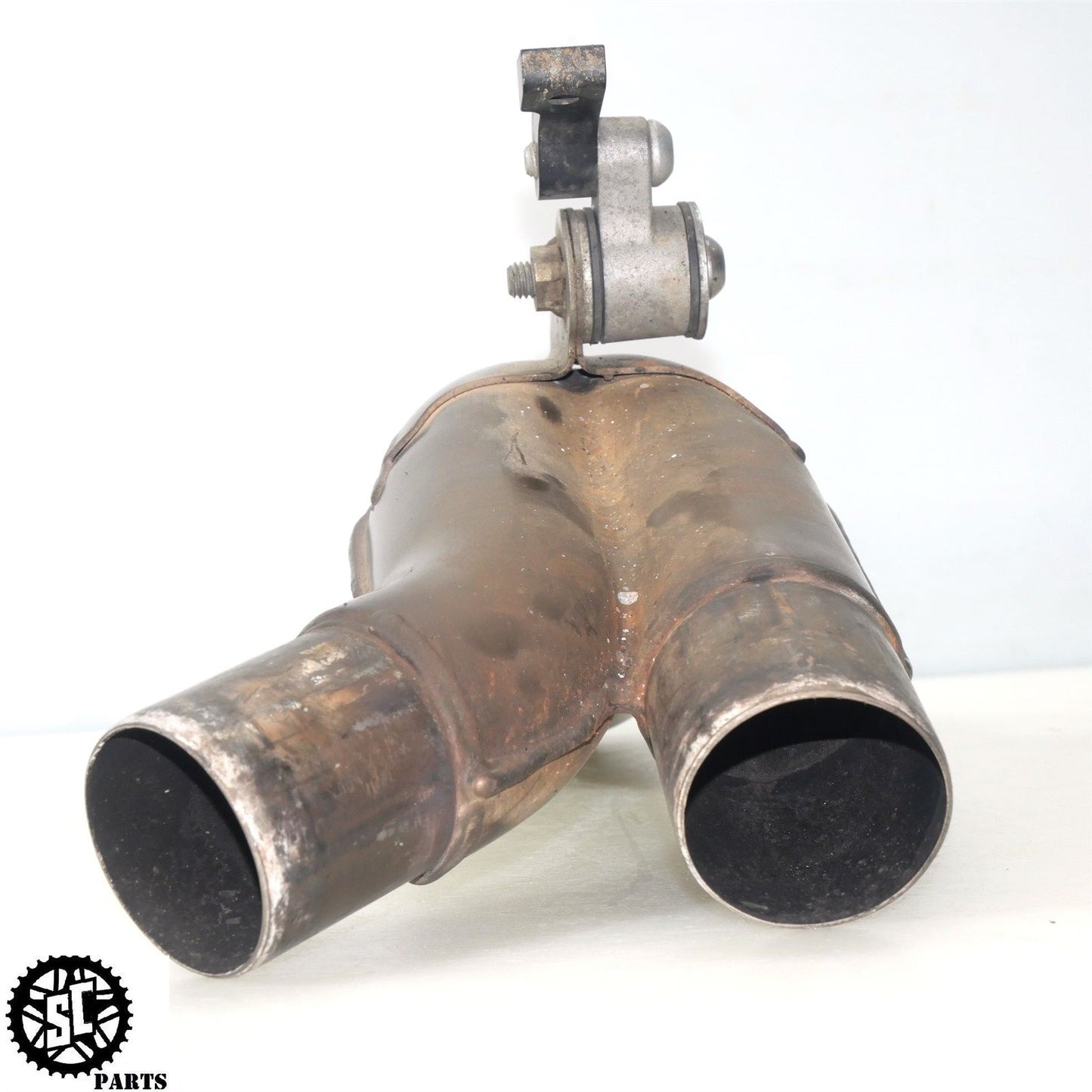 2004 05 06 YAMAHA YZF R1 EXHAUST CATALYST MID Y PIPE Y02
