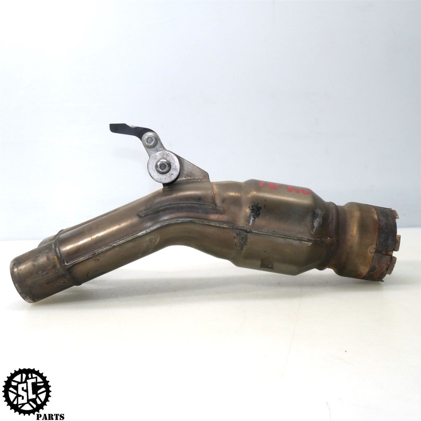 2004 05 06 YAMAHA YZF R1 EXHAUST CATALYST MID Y PIPE Y02