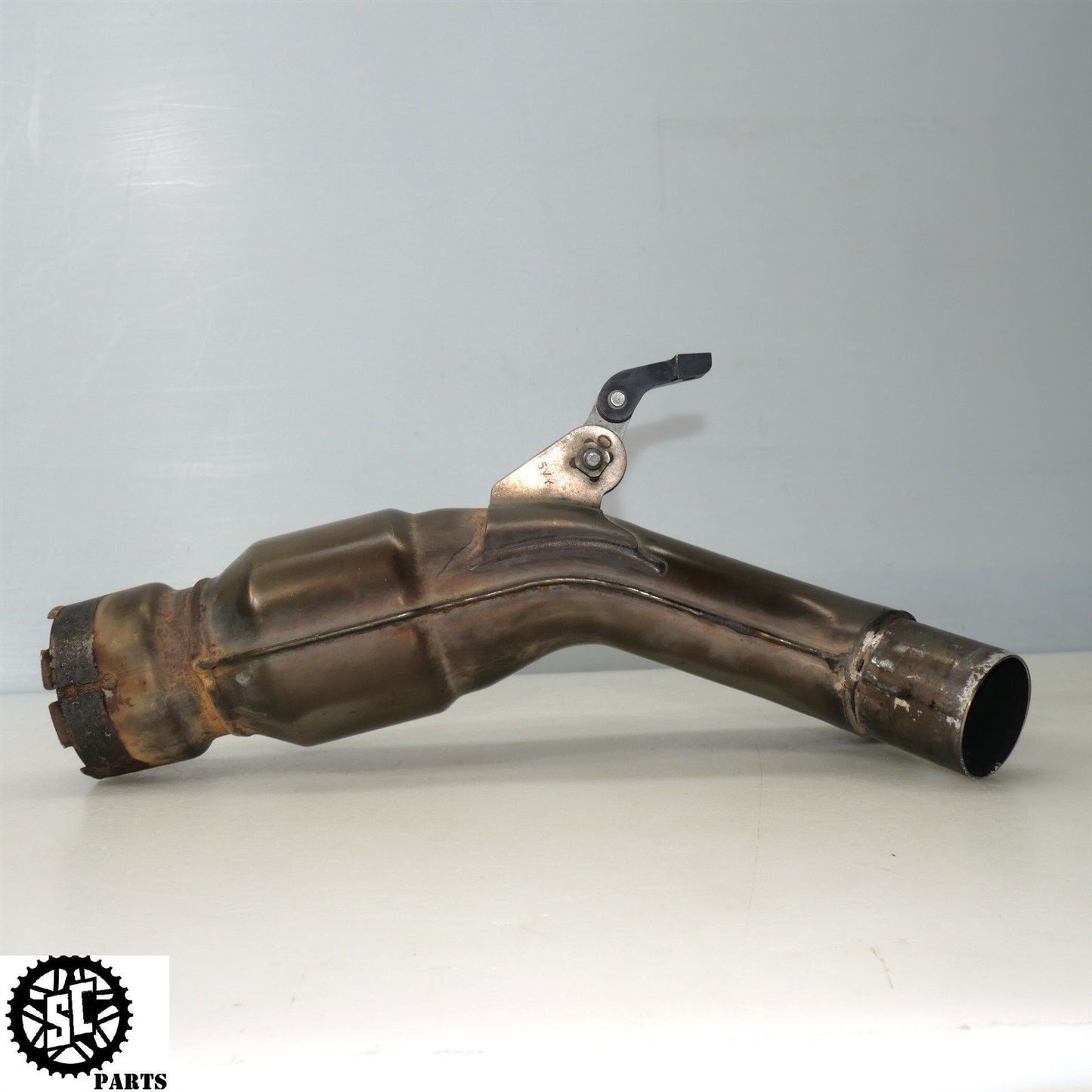 2004 05 06 YAMAHA YZF R1 EXHAUST CATALYST MID Y PIPE Y02