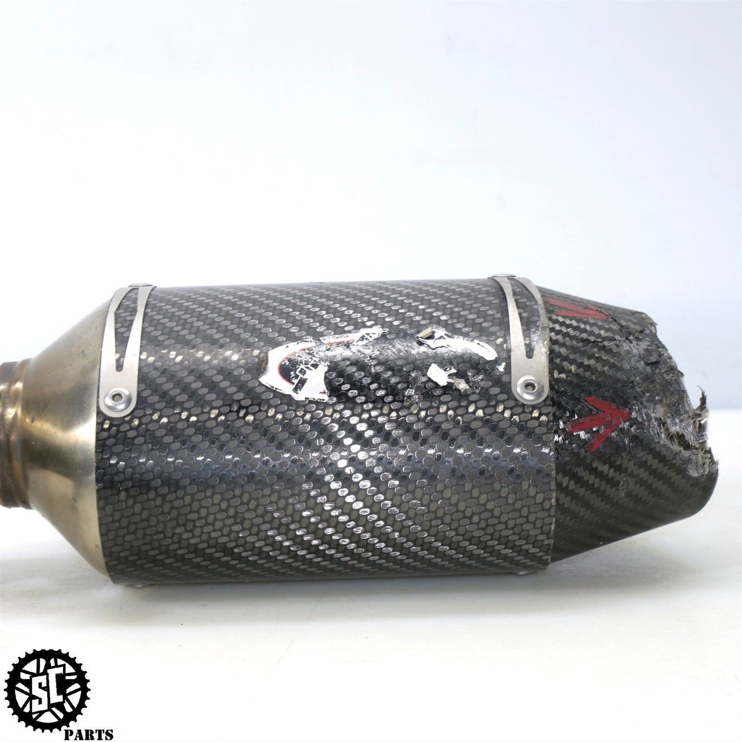 2007 SUZUKI GSXR 600 M4 SLIP ON EXHAUST PIPE S67
