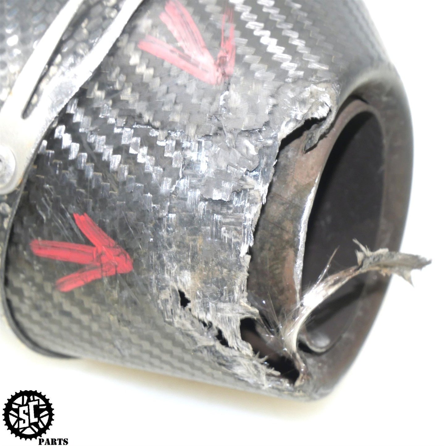 2007 SUZUKI GSXR 600 M4 SLIP ON EXHAUST PIPE S67