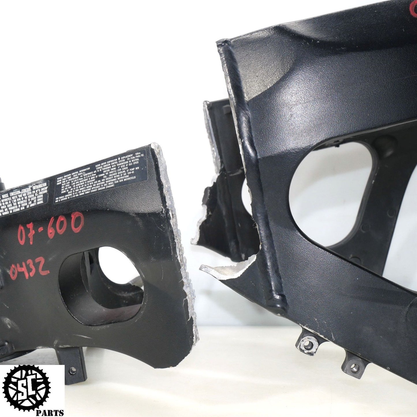 2007 SUZUKI GSXR 600 FRAME CHASSIS NR BOS S67