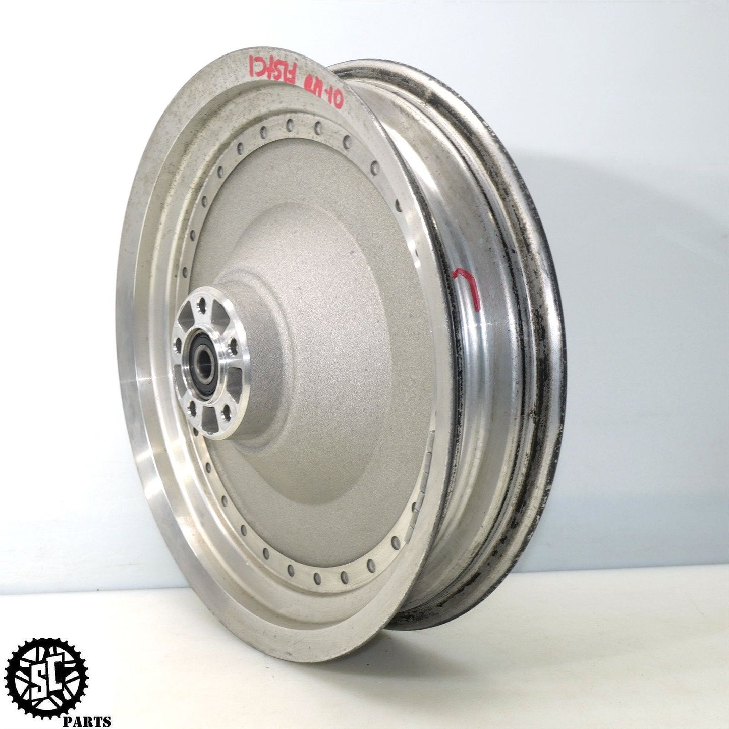 2001 HARLEY DAVIDSON SOFTAIL FAT BOY FLSTF REAR WHEEL RIM STRAIGHT 16X3 HD19