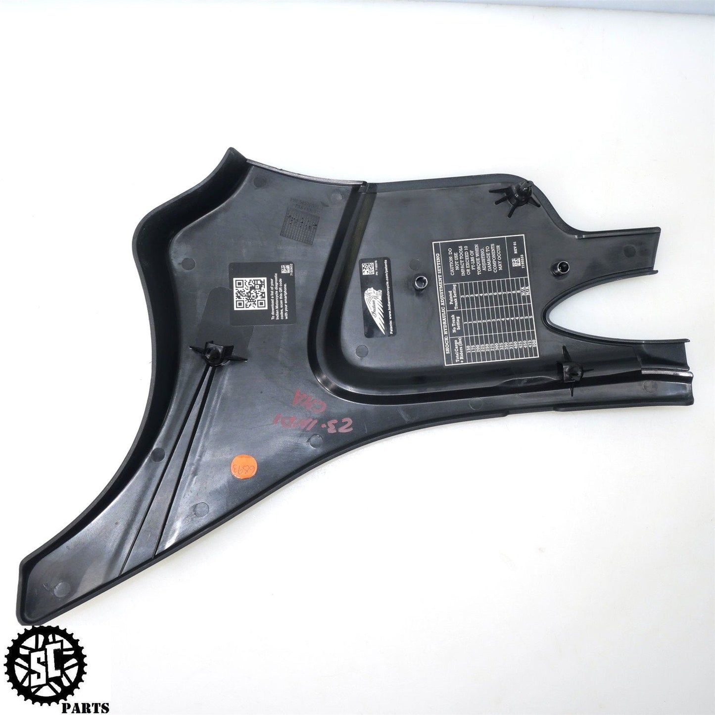 2023 20-24 INDIAN CHALLENGER UPPER LEFT PLASTIC SIDE FAIRING COVER 5457857 HD54