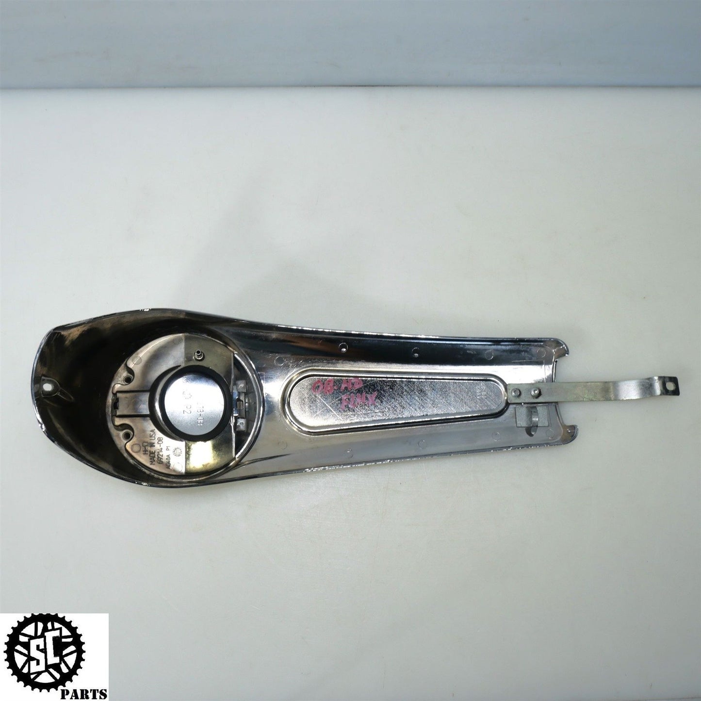 2008 HARLEY DAVIDSON STREET GLIDE GAS TANK CONSOLE COVER CHROME 69214-08 HD57