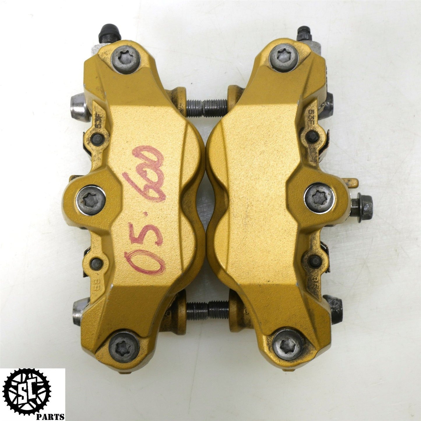 2004 2005 SUZUKI GSXR 600 FRONT BRAKE CALIPERS S51