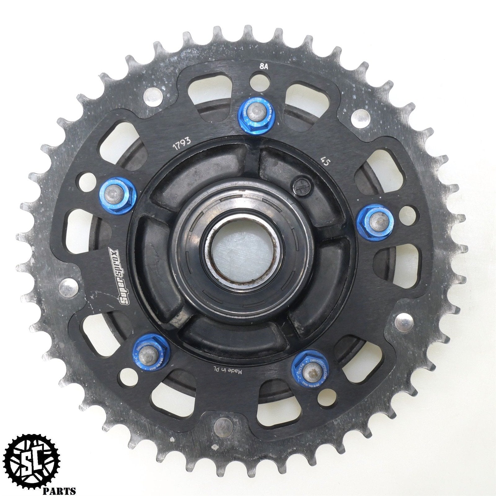 RSR Moto Titanium Rear Sprocket Nuts – Fits Suzuki GSXR600 & GSXR750 2001-2010, Grade 5, 5-Pack