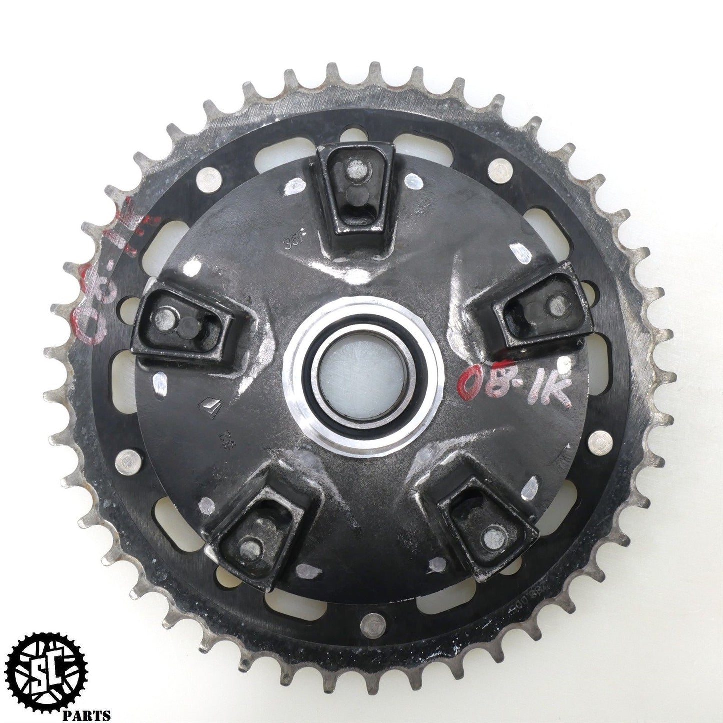 07-08 SUZUKI GSXR 1000 REAR HUB SUPERSPROX SPROCKET DRIVEN NUTS 520 45T S52