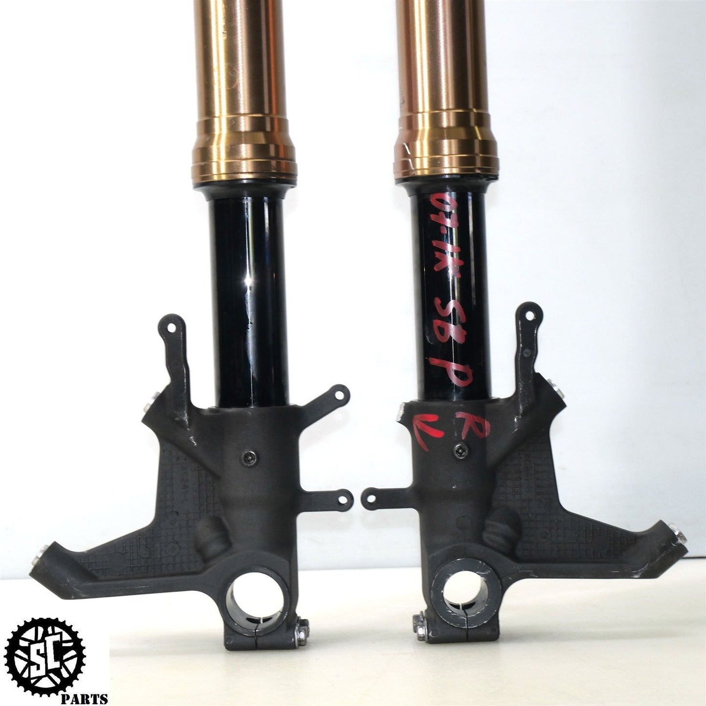 2007 2008 SUZUKI GSXR 1000 FRONT FORK TUBES SB S72