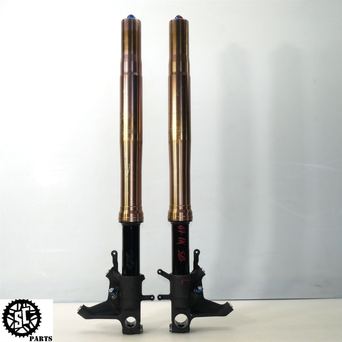 2007 2008 SUZUKI GSXR 1000 FRONT FORK TUBES SB S72