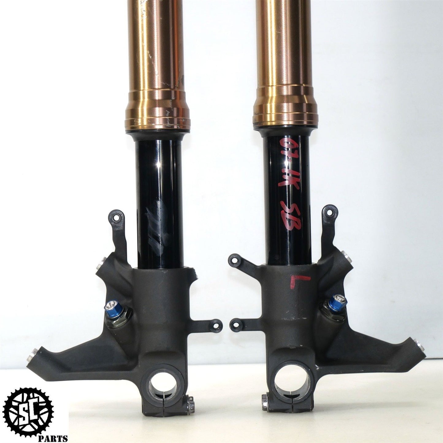 2007 2008 SUZUKI GSXR 1000 FRONT FORK TUBES SB S72