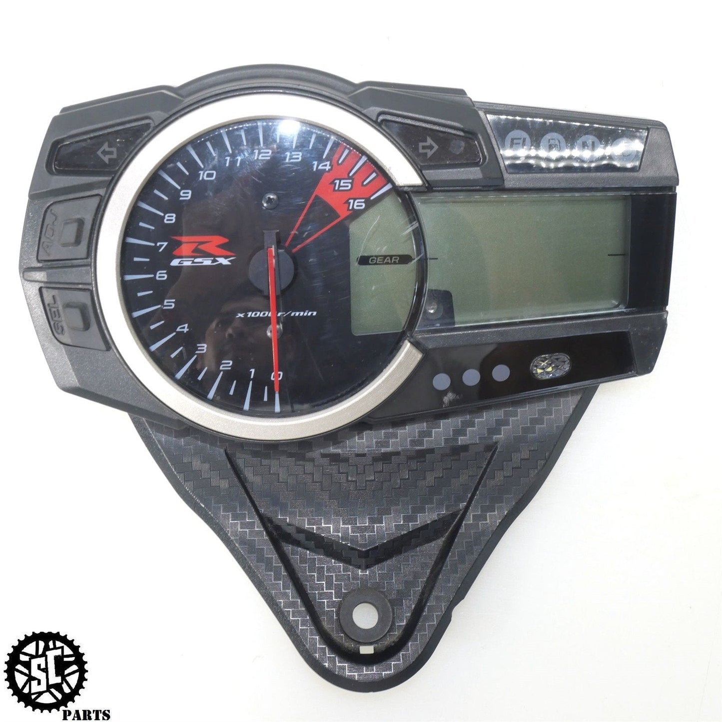 2018 SUZUKI GSXR 750 SPEEDOMETER GAUGE CLUSTER 20K 341-15J0 S76