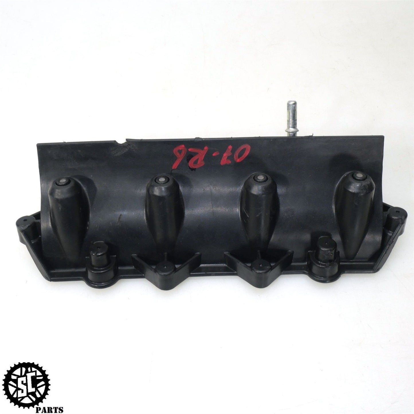 2007 06 07 YAMAHA YZF R6 SECONDARY AIR BOX FUEL INJECTORS RAIL Y25