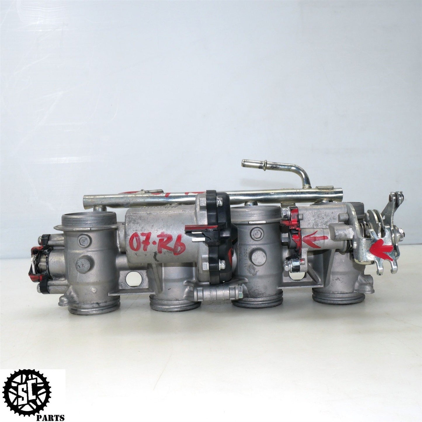 2007 06 07 YAMAHA YZF R6 THROTTLE BODY FUEL INJECTORS Y25