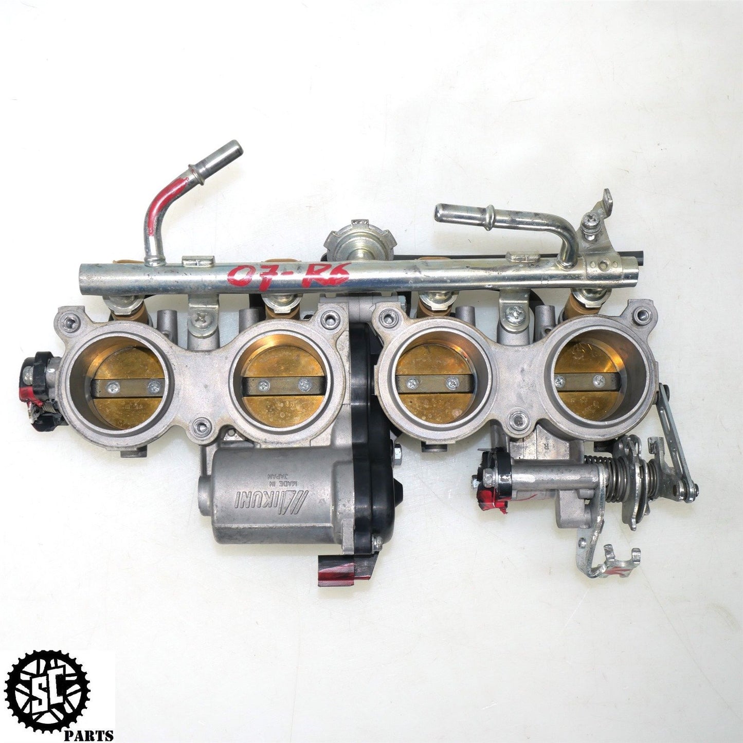 2007 06 07 YAMAHA YZF R6 THROTTLE BODY FUEL INJECTORS Y25