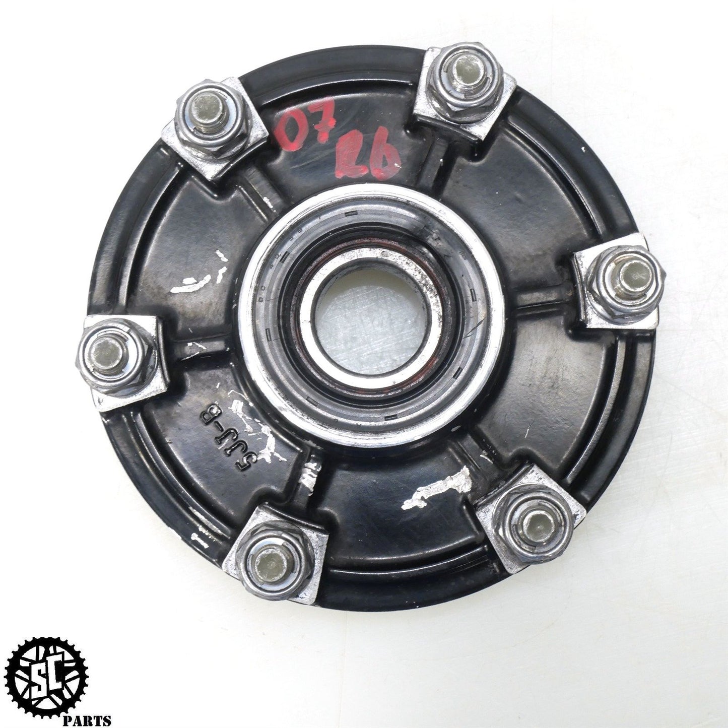 2007 06 07 YAMAHA YZF R6 REAR SPROCKET HUB Y25