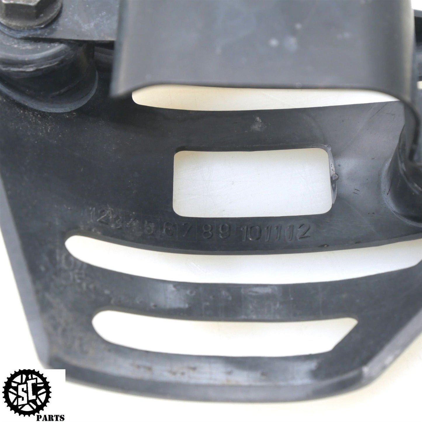 2012 KAWASAKI KLR 650 KL REAR BRAKE FLUID TANK GUARD COVER K50