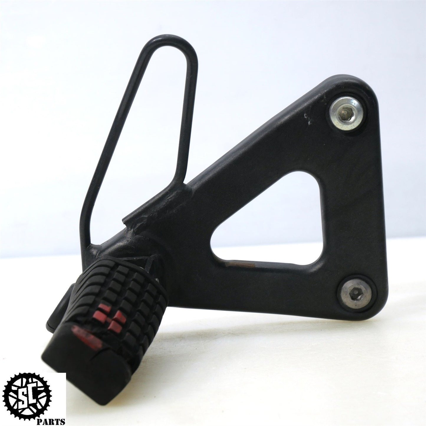 2012 KAWASAKI KLR 650 KL LEFT RIGHT REAR PASSENGER FOOT PEG K50