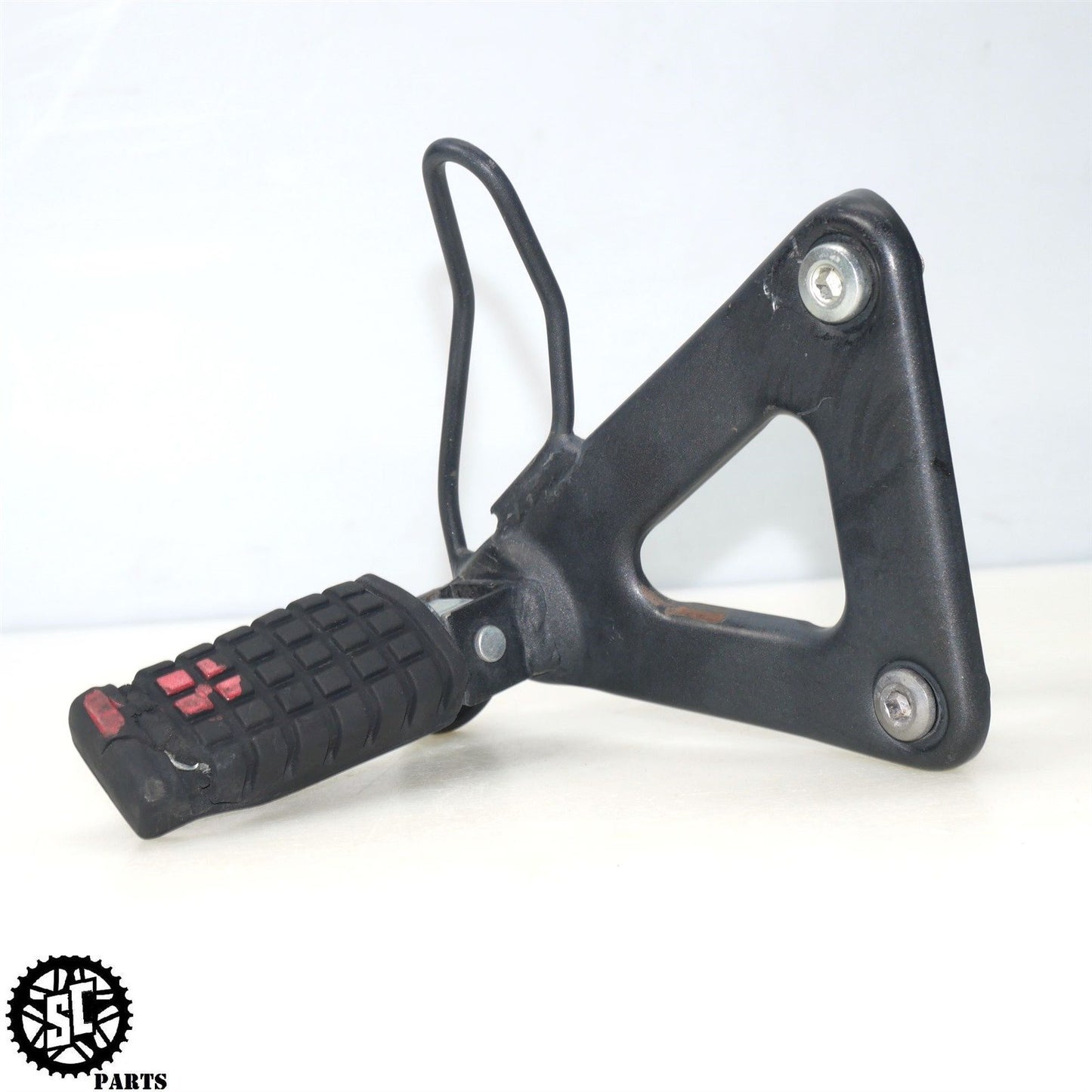 2012 KAWASAKI KLR 650 KL LEFT RIGHT REAR PASSENGER FOOT PEG K50
