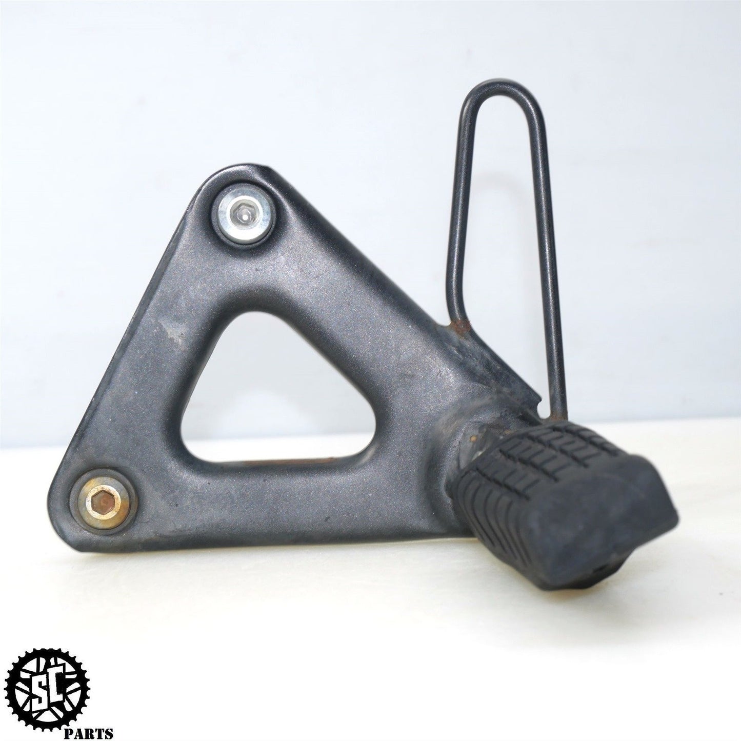 2012 KAWASAKI KLR 650 KL LEFT RIGHT REAR PASSENGER FOOT PEG K50