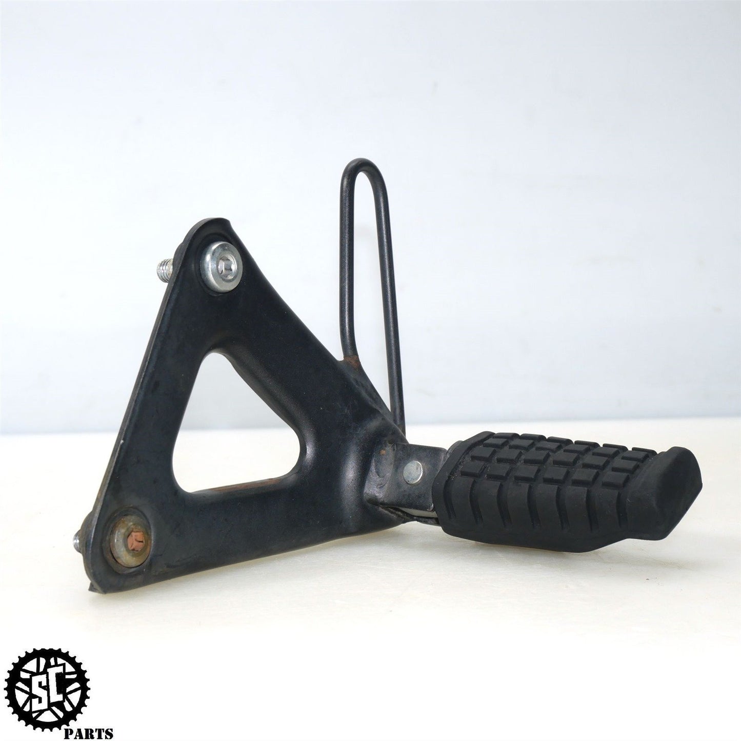 2012 KAWASAKI KLR 650 KL LEFT RIGHT REAR PASSENGER FOOT PEG K50