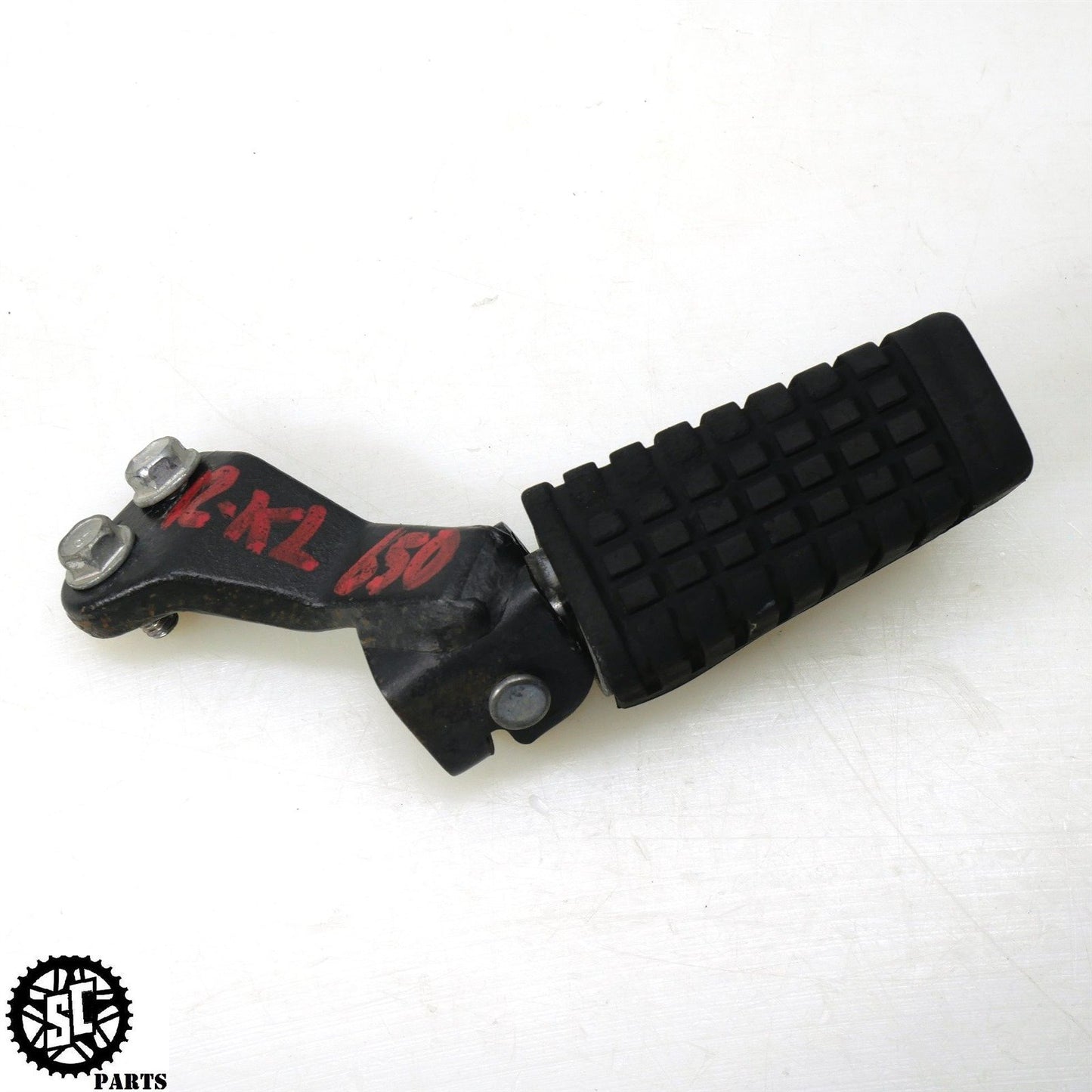 2012 KAWASAKI KLR 650 KL LEFT RIGHT REARSET FRONT FOOT PEG BRACKET K50