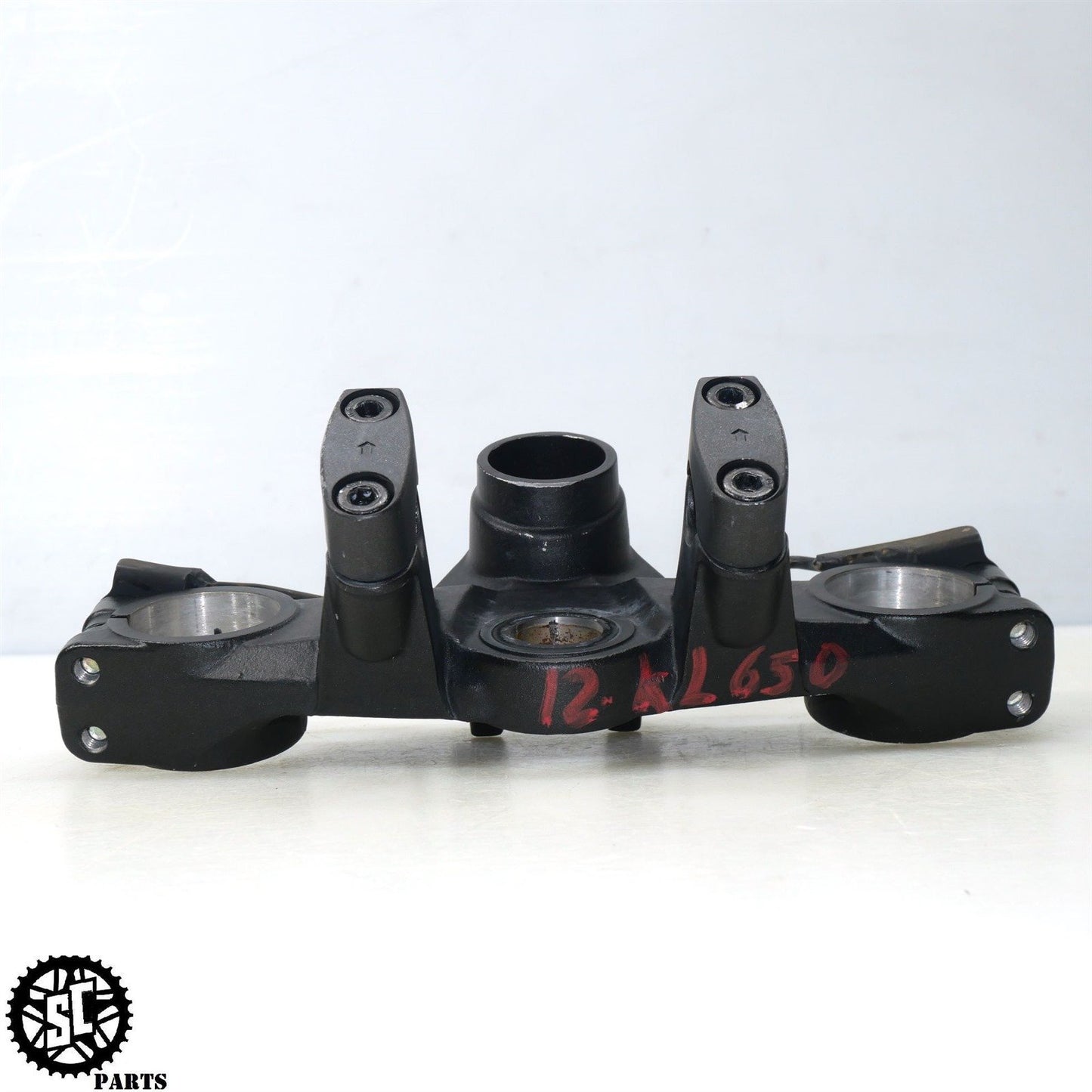 2012 KAWASAKI KLR 650 KL UPPER TRIPLE TREE BAR CLAMP 44039-0047 46012-0042 K50