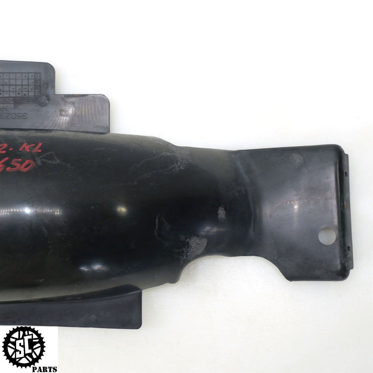2012 KAWASAKI KLR 650 KL REAR UNDERTAIL FAIRING MUD GUARD 35023-0178 K50