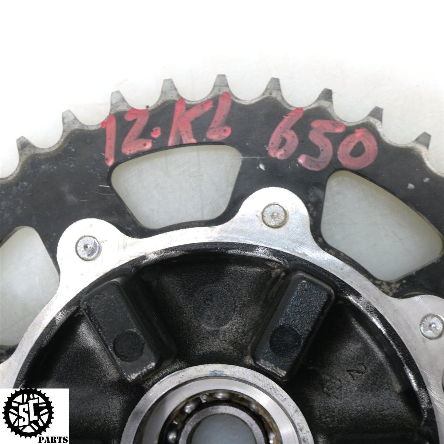 2012 KAWASAKI KLR 650 KL REAR SPROCKET HUB 42033-1112 42041-1260 43T K50
