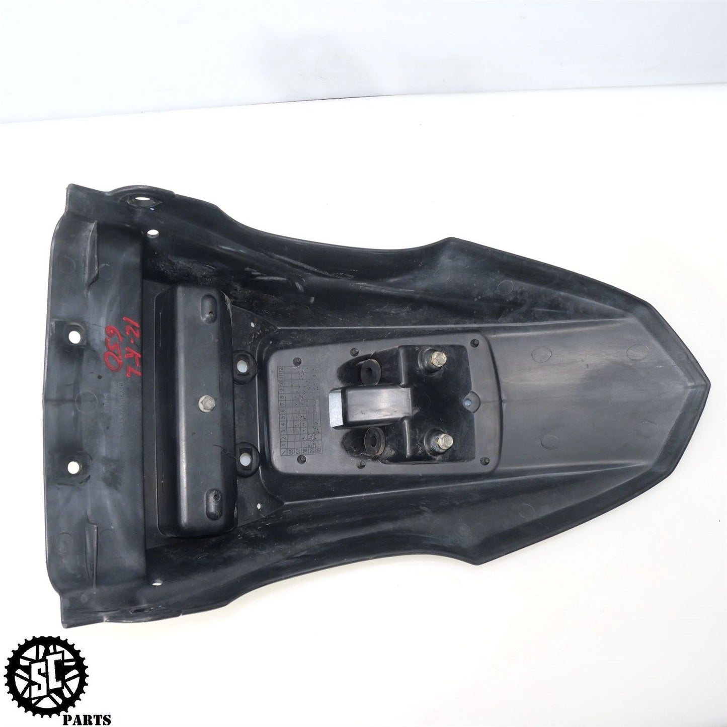 2012 KAWASAKI KLR 650 KL REAR FENDER 35023-0086-6C K50