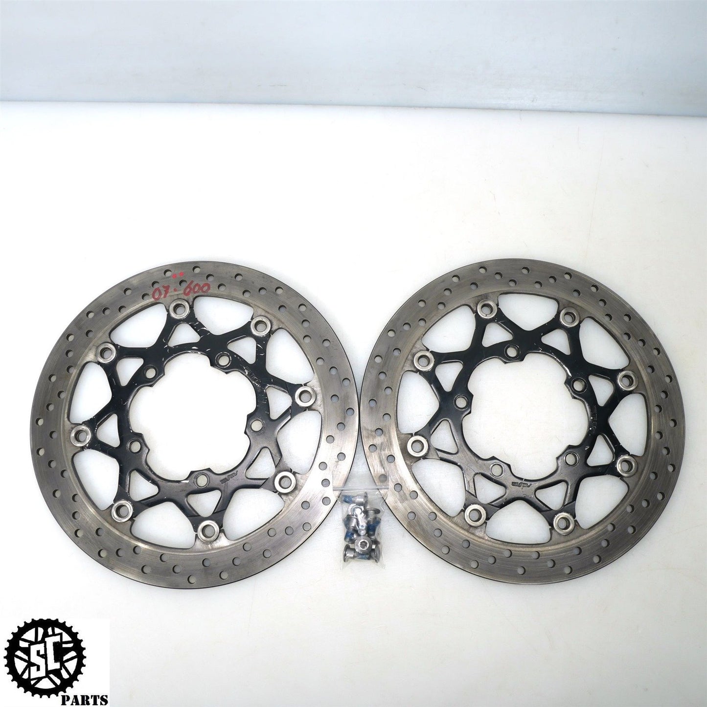 2007 SUZUKI GSXR 600 FRONT BRAKE ROTORS S44