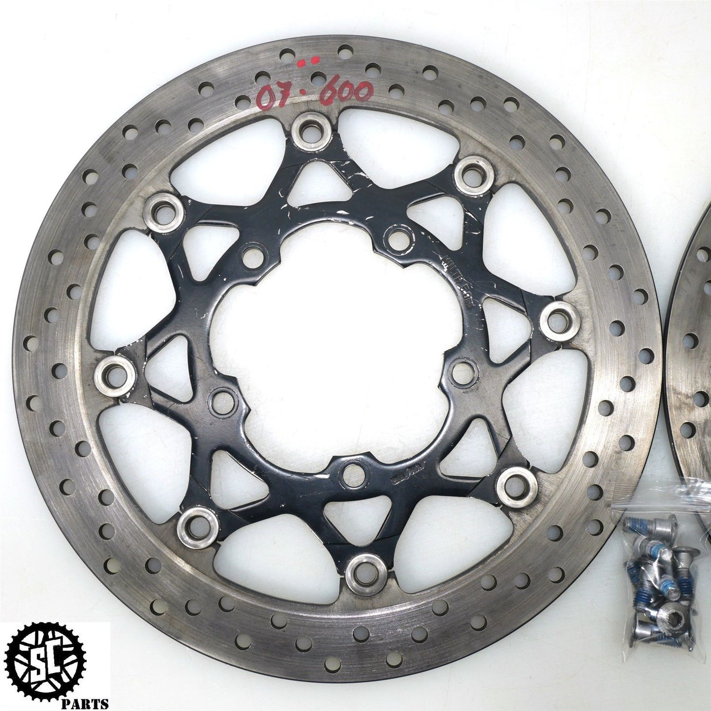 2007 SUZUKI GSXR 600 FRONT BRAKE ROTORS S44