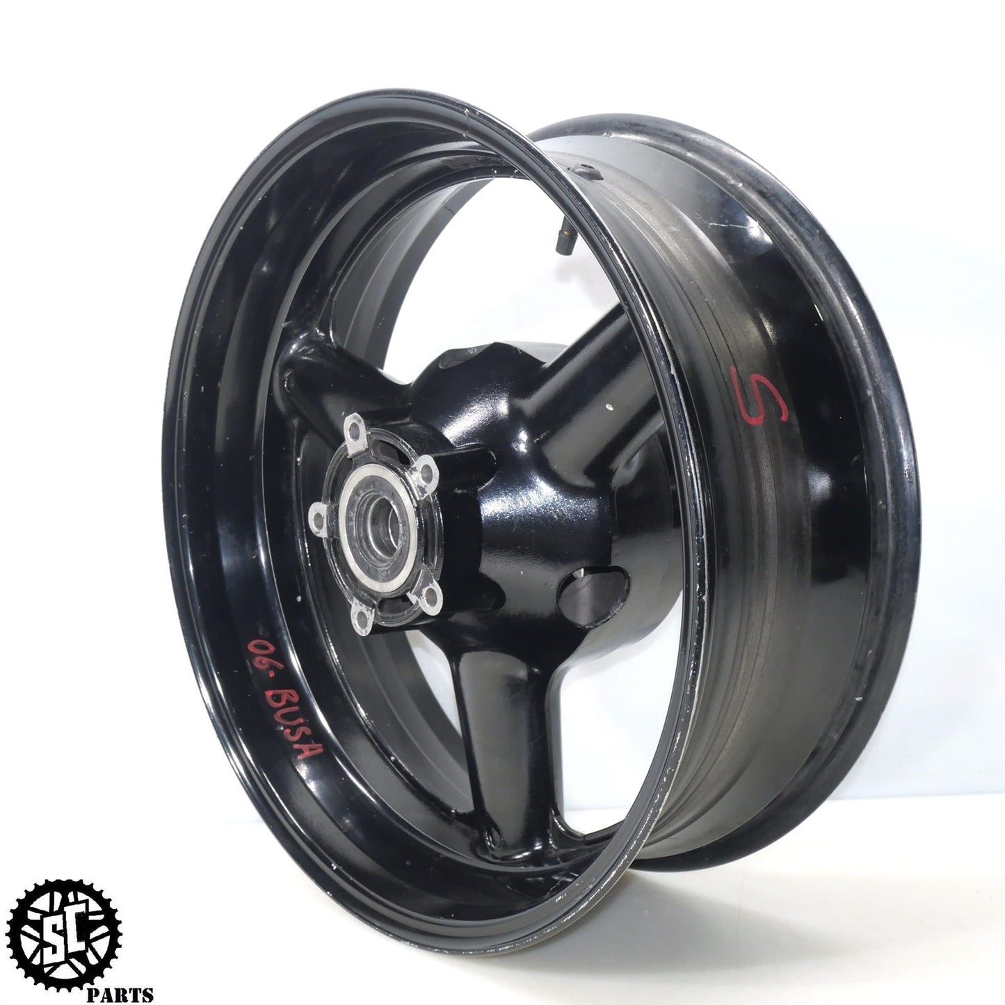 2001-2007 SUZUKI HAYABUSA REAR WHEEL RIM STRAIGHT S28