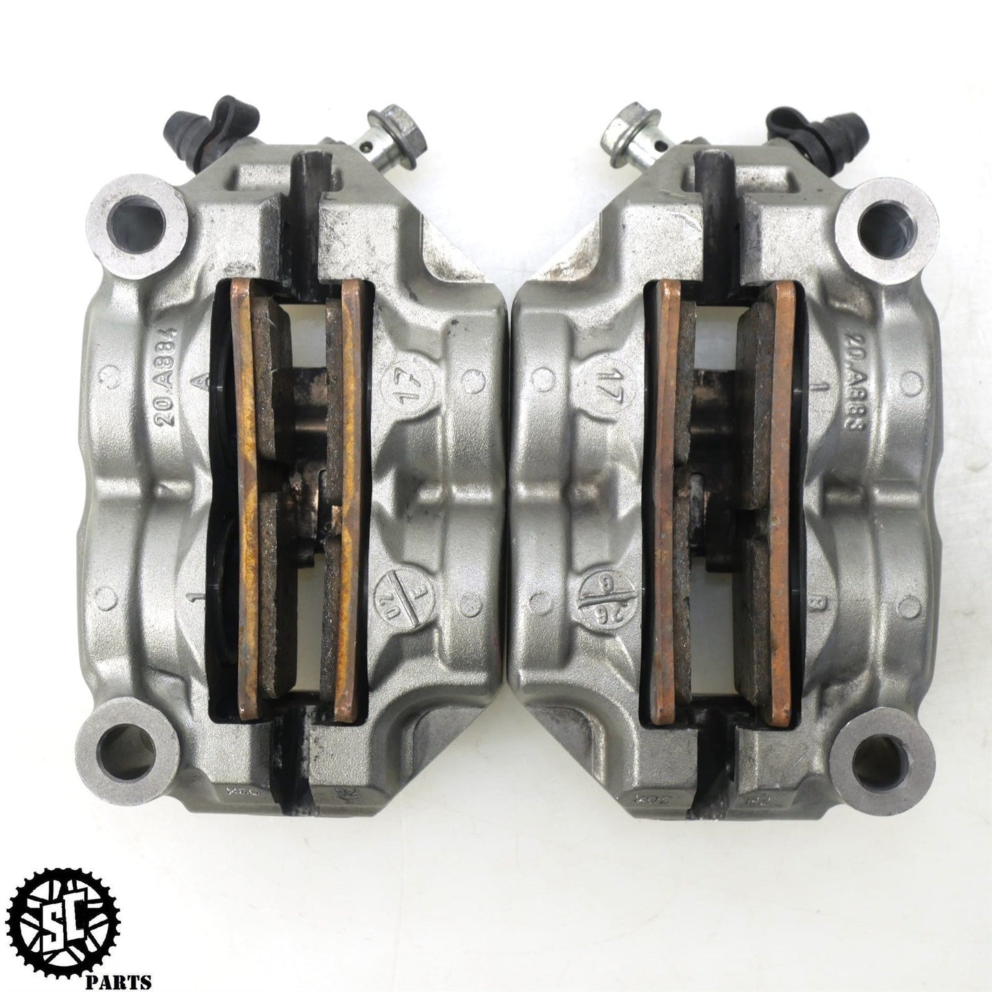 2018 APRILIA TUONO V4 1100 FRONT BRAKE CALIPERS 2B008010 2B008011 A09