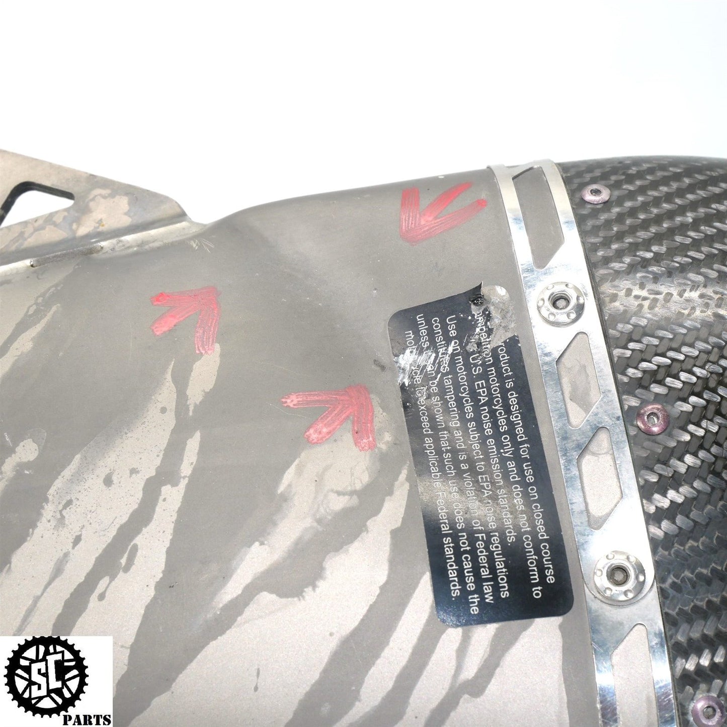 2018 APRILIA TUONO V4 1100 YOSHIMURA TITANIUM SLIP ON EXHAUST PIPE A09