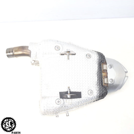 2007 2008 KAWASAKI NINJA ZX6R SLIP ON EXHAUST PIPE MUFFLER K22