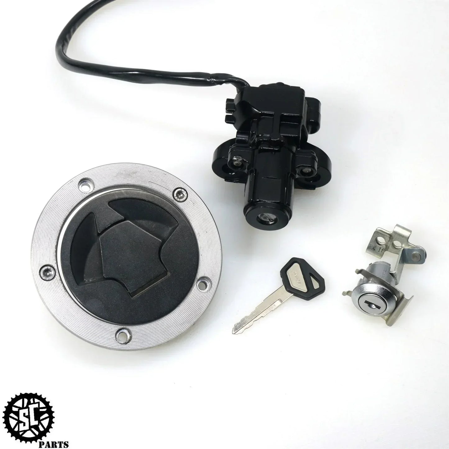 12 14 15 2013 KAWASAKI NINJA ZX14R IGNITION SWITCH LOCK SET SEAT GAS CAP K66